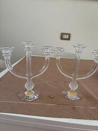 2 candelieri cristallo