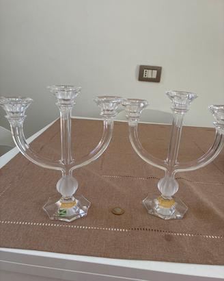 2 candelieri cristallo