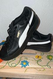Puma platform nera bianca