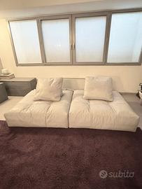 Divano lounge moderno bianco relax – stile Baxter