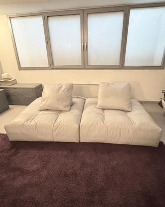 Divano lounge moderno bianco relax – stile Baxter