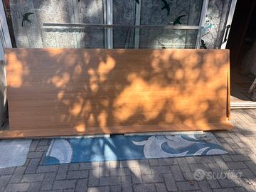 Pannelli in legno e porta