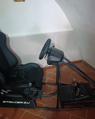 Next Level Racing GTRacer + Logitech G29 + cambio
