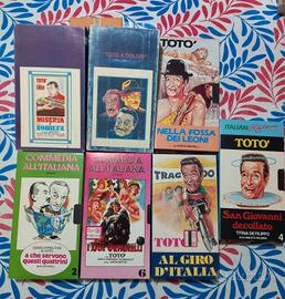 Lotto 7 Vhs Totò e Commedia All'italiana 