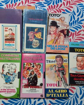 Lotto 7 Vhs Totò e Commedia All'italiana 