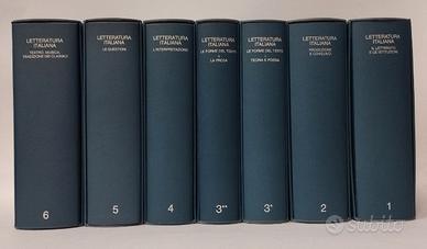 Storia della letteratura italiana Einaudi 