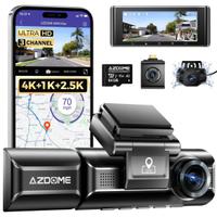 AZDOME M550 MAX Car Cam 4K Ultra HD con GPS | Tel