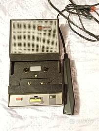 Philips Vintage Portable Cassette Recorder with Mi