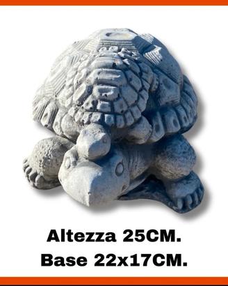Statua tartaruga scultura animale cemento