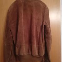 Giubbotto Uomo Renna Scamosciato Marrone Taglia 52