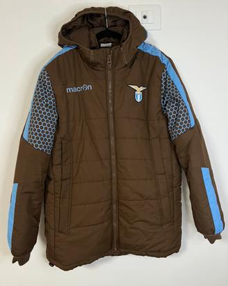 Giacca SS Lazio macron  lunga stile puffer L marro