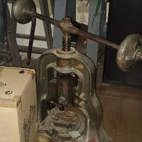 pressa bilanciere antico