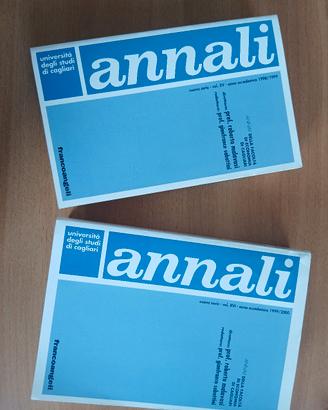 Annali Facoltà Economia Cagliari 