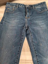 Jeans Mimi’Mua’con brillantini