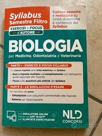 libri di biologia per il semestre filtro