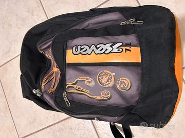 Zaino Seven arancione e nero