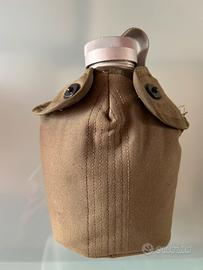 Borraccia Esercito Militare vintage nuova