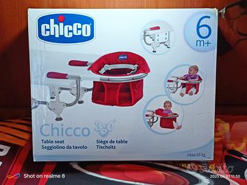 seggiolino da tavolo  girevole  a 360