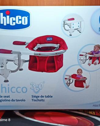seggiolino da tavolo  girevole  a 360