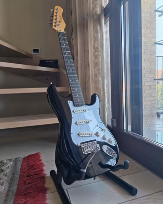 Stagg S300 3/4 BK Chitarra Elettrica da 3/4, Nero