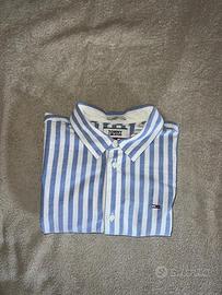 Camicia Tommy Jeans  american a righe