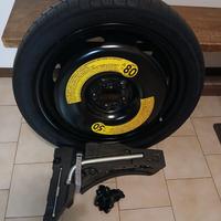 Ruotino originale vw golf con attrezzi