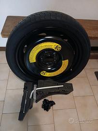 Ruotino originale vw golf con attrezzi