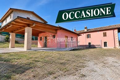 VILLA CON DEPENDANCE- FRAZIONE MONTICELLI