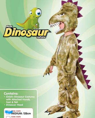 costume carnevale dinosauro