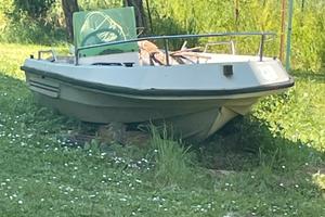 Motoscafo con motore mercury