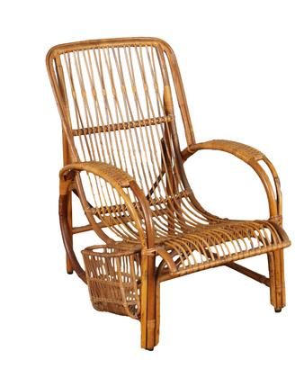 Poltrona in Vimini Anni 60
