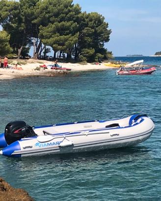Gommone  Viamare con motore 15 cv 4 T