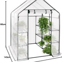 serra trasparente bianco woltu