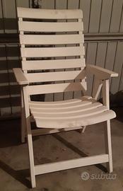 2 Sedie Pieghevoli da Giardino