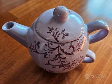 Teiera con Tazza da The in Ceramica Brandani
