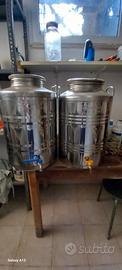 bidoni in acciaio inox 