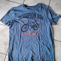 Maglietta blu Scorpion Bay slavata L