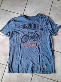 Maglietta blu Scorpion Bay slavata L