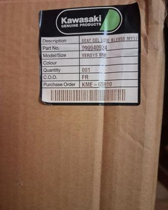 Sella  gel kawasaki originale fatta a mano