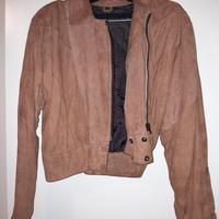 giacca di camoscio donna vintage