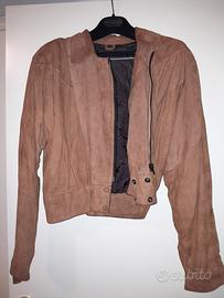 giacca di camoscio donna vintage