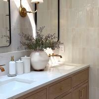 mobile bagno legno massello rovere-abete