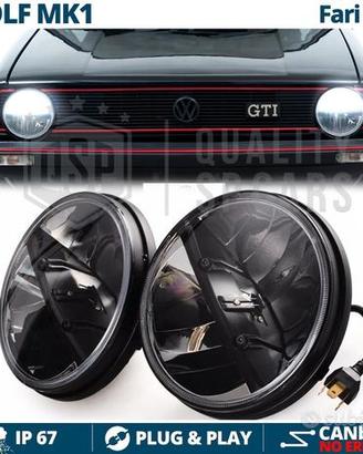 FARI LED per VOLKSWAGEN GOLF MK1 Bianco Ghiaccio