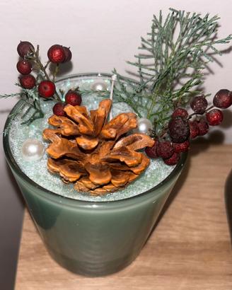 Candela decorariva - Winter Mountain