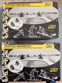 2x Portasci Da Tetto Magnetico Universale Cam.
