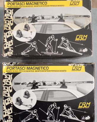 2x Portasci Da Tetto Magnetico Universale Cam.
