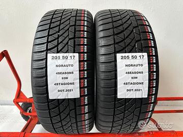 2 gomme 205 50 17 Norauto 4stagione