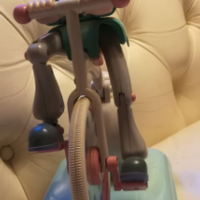 OROLOGIO DA TAVOLO VINTAGE CLOWN Peter bicicletta