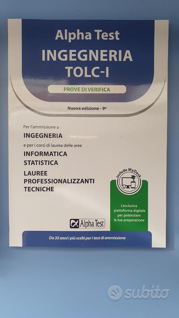 Alpha Test Ingegneria TOLC-I edizione 11/2022 - Libri e Riviste In vendita  a Bolzano