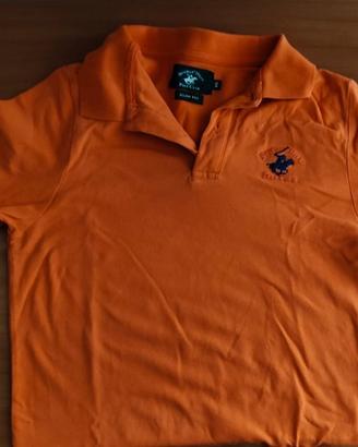 maglietta  polo arancione